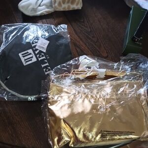 Black Duffle Bag Gold Exercise Mat Bag